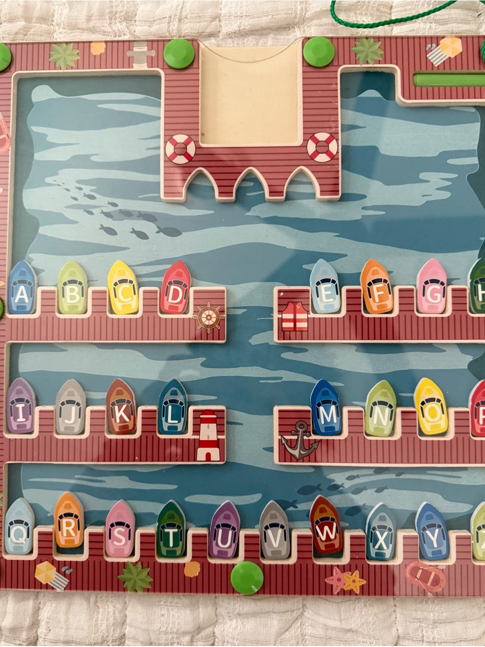 Alphabet Magnetic Boat Puzzle